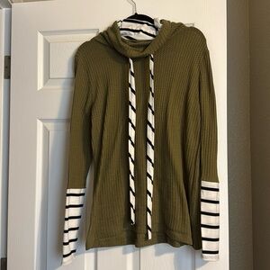 Waffle knit long sleeve